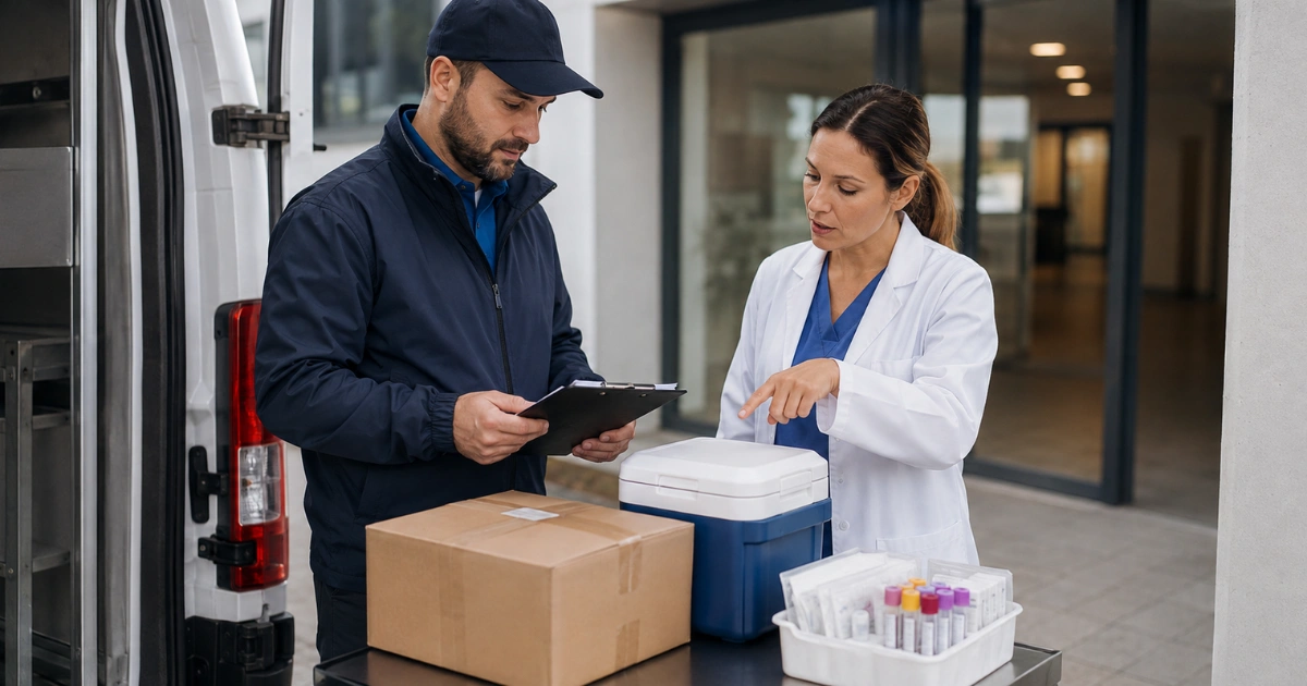 Can a Standard Courier Transport Medical Items